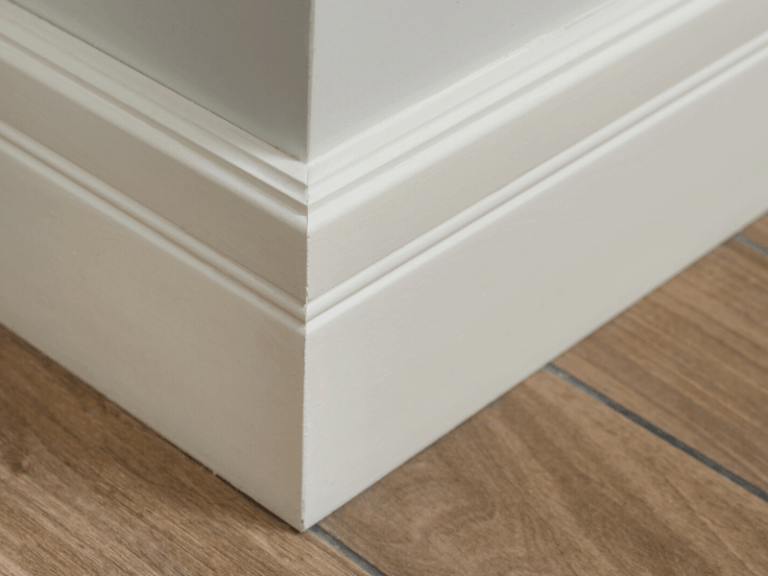 Floor molding, a commonly missed place when cleaning