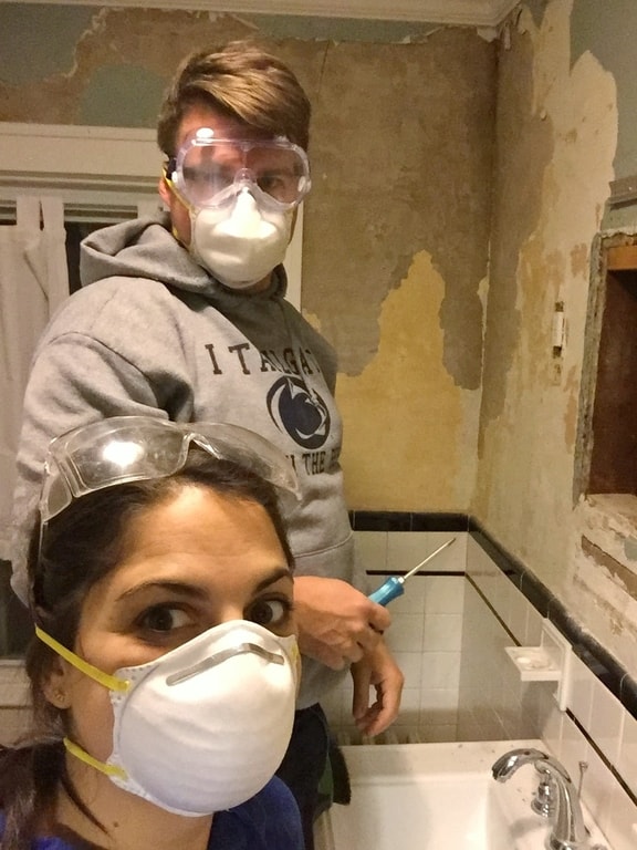 Husband and Wife Bathroom Renovation