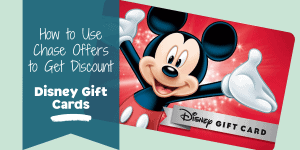 Disney Gift Card with Mickey on it