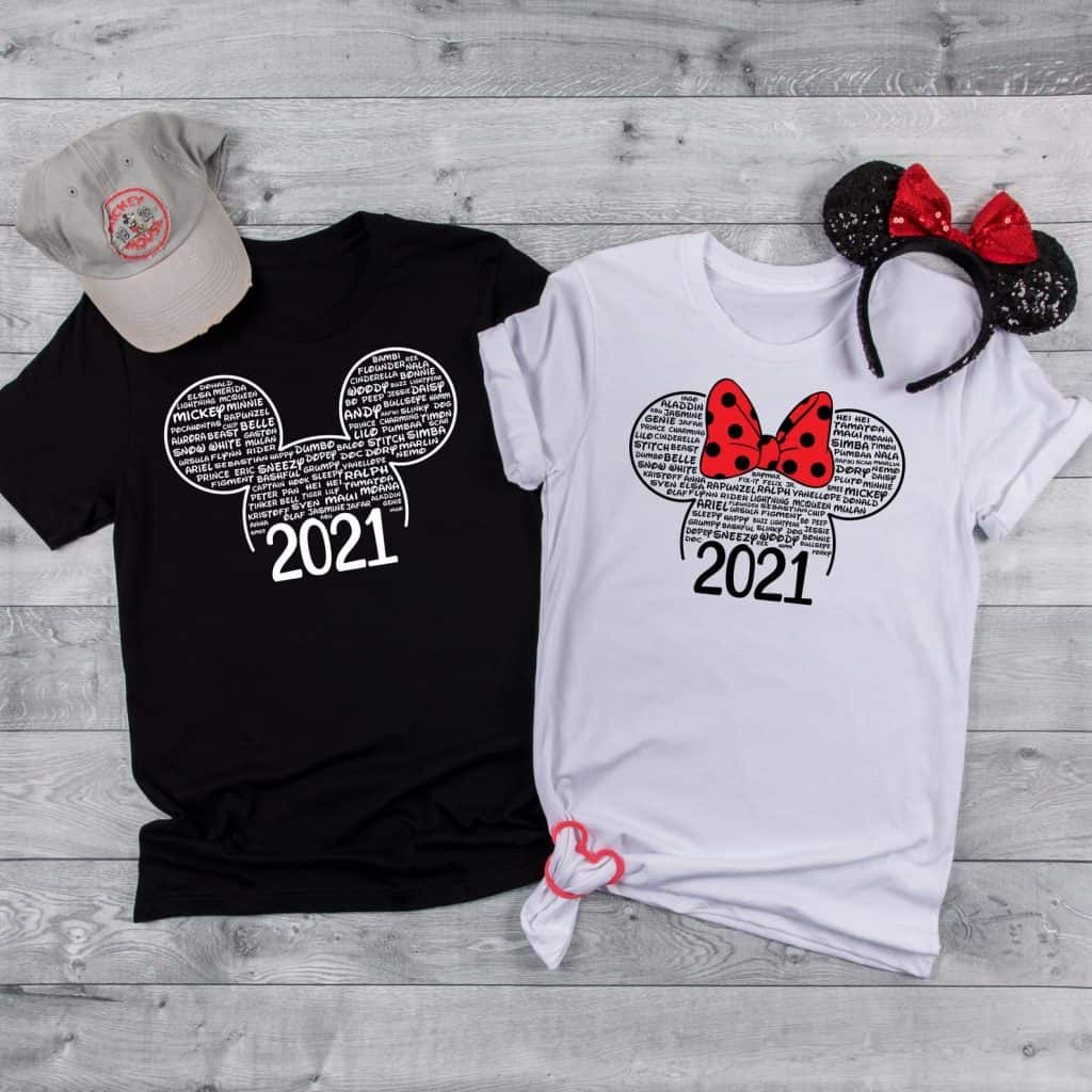 Disney Family Shirts for 2021