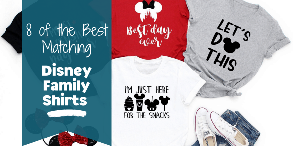 Matching Family Shirts for Disney blog post banner