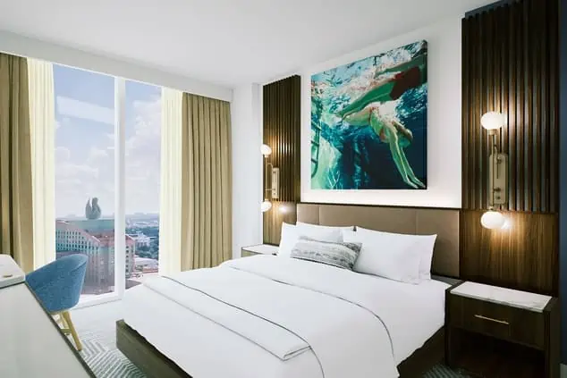 Disney World Swan Reserve guest room bookable with Marriott points