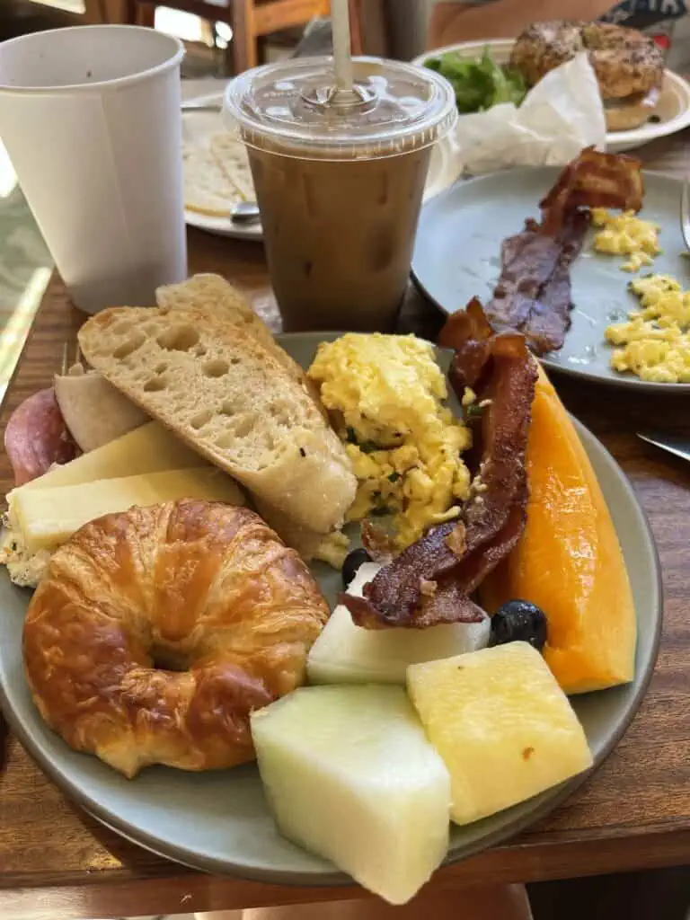 Breakfast from Grand Hyatt Kauai Club Lounge