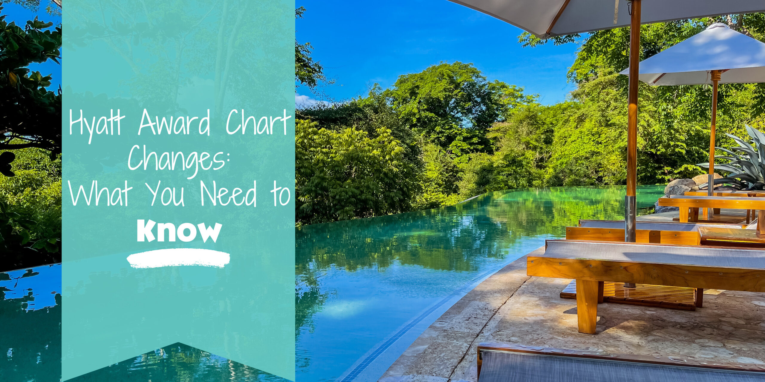 Blog post banner that reads "Hyatt Award Chart Changes: What You Need to Know"