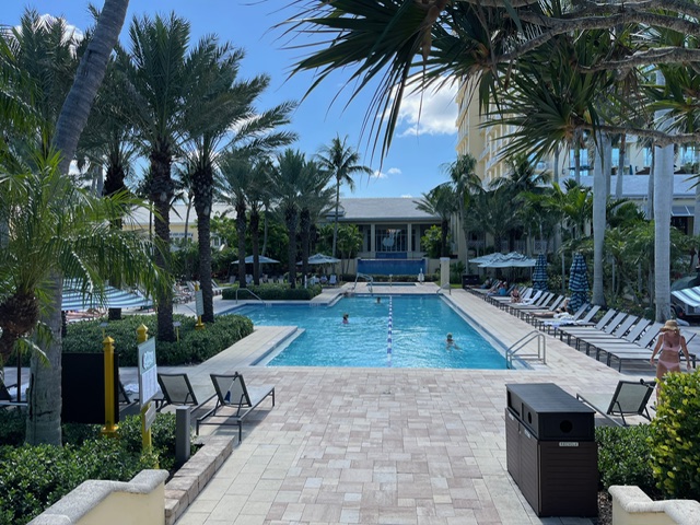 Adult pool at Hyatt Regency Coconut Point.