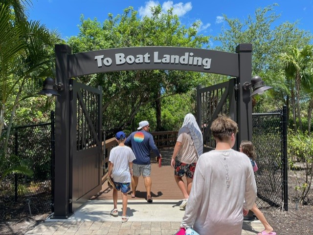 Boat dock at Hyatt Regency Coconut Point