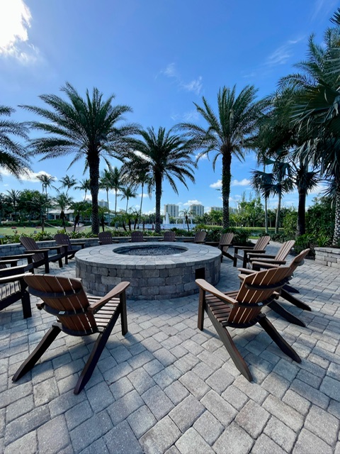 Firepit at Hyatt Regency Coconut Point