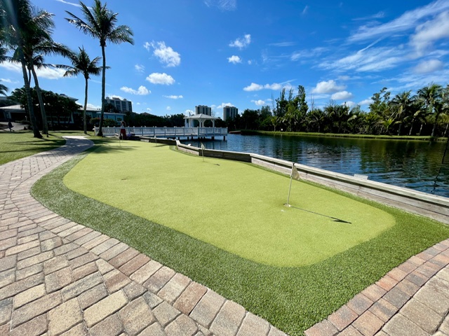 Putting green at Hyatt Regency Coconut Point